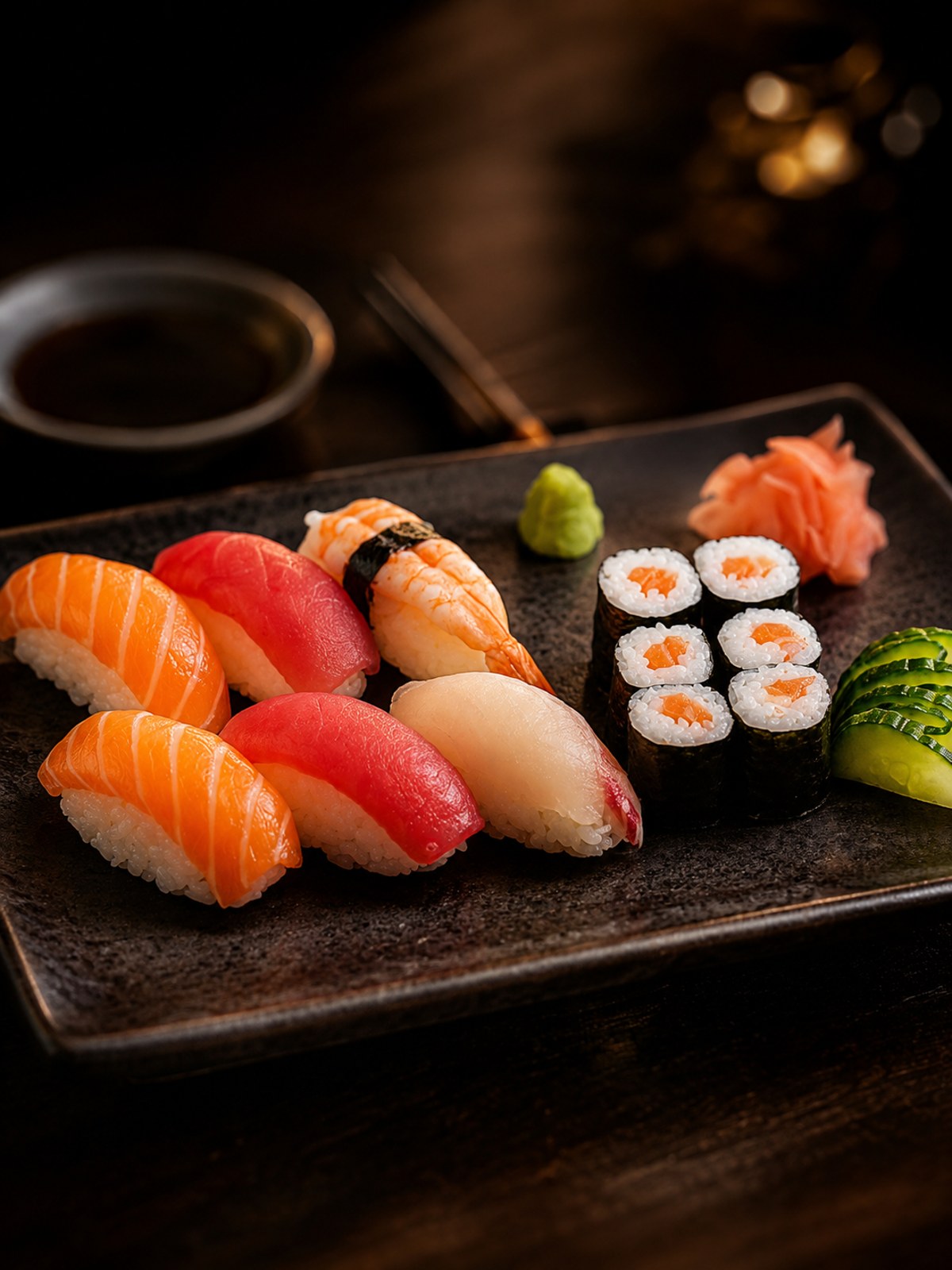 Sushi, maki et sashimi